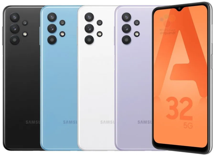 Samsung Galaxy A32 5g Leaked through Multiple Render images